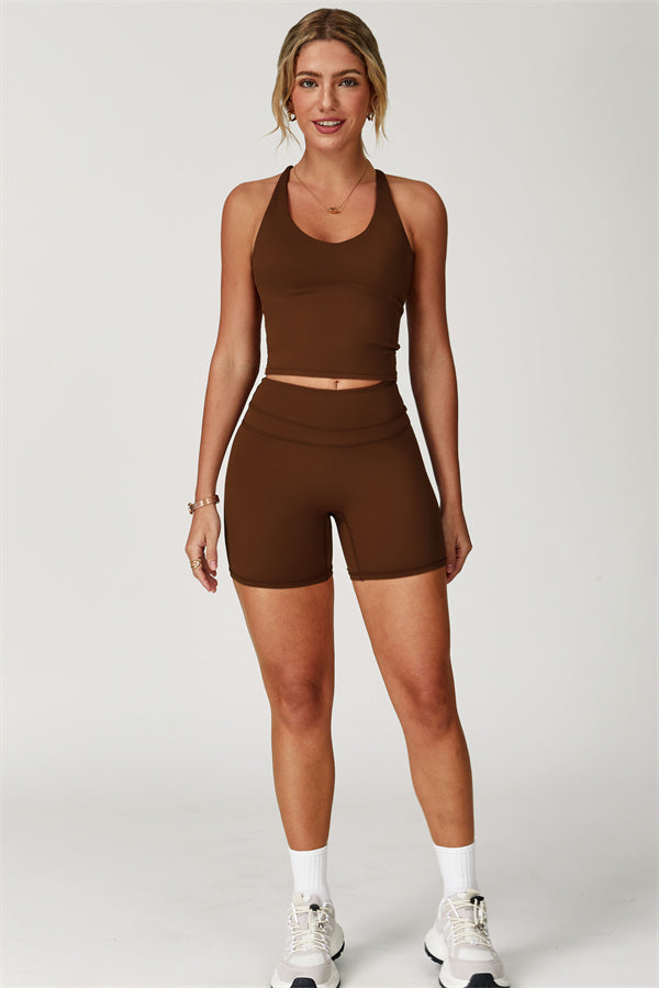 High-Waisted Contour Performance Shorts