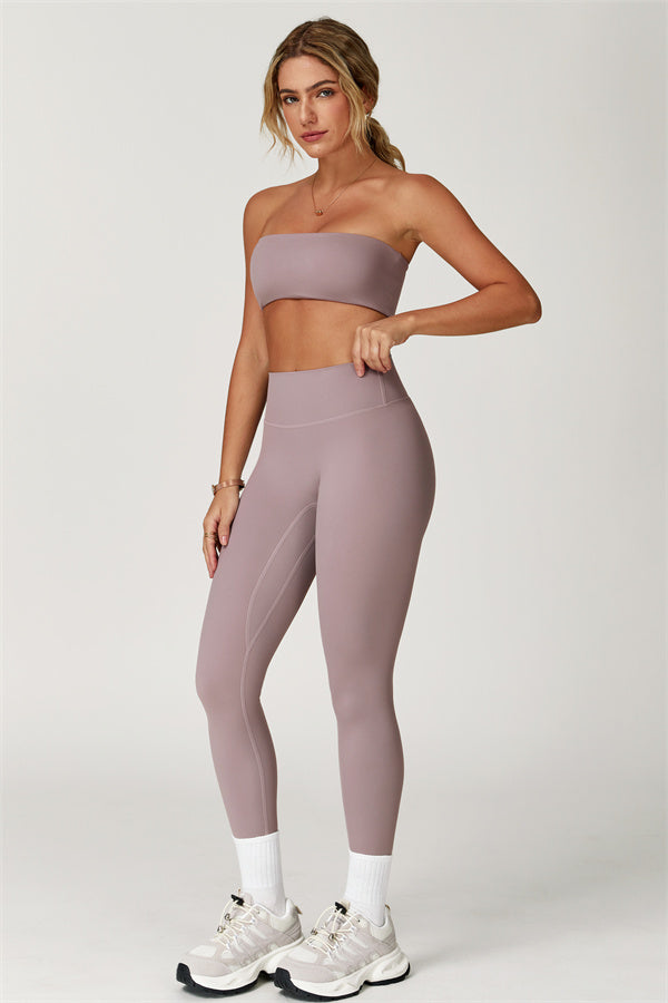 Strapless Anti-Slip Bandeau Sports Bra