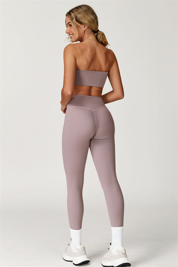 Strapless Anti-Slip Bandeau Sports Bra