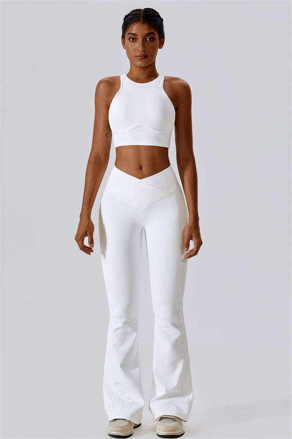 Flared High-Waist Sculpt Leggings