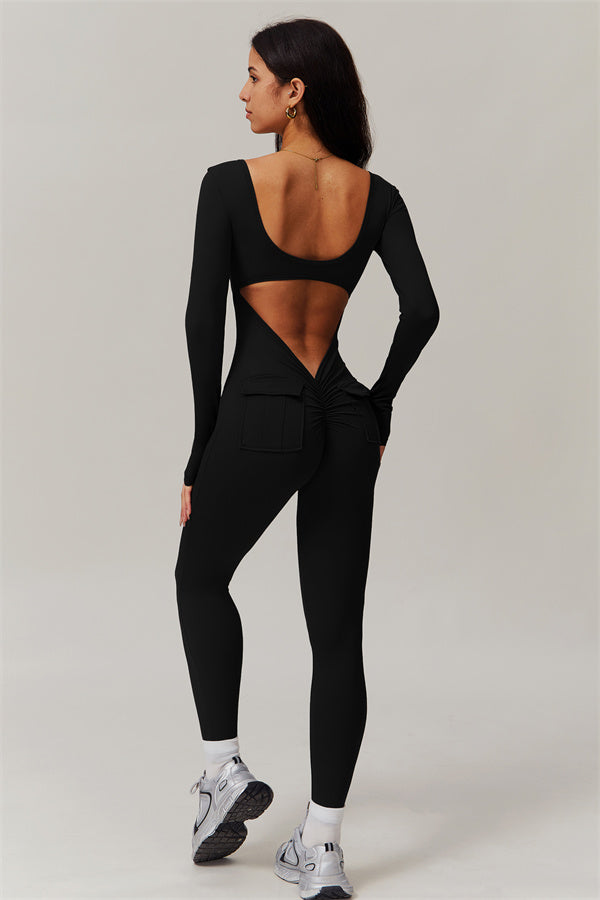 Curve-Enhancing Utility Jumpsuit