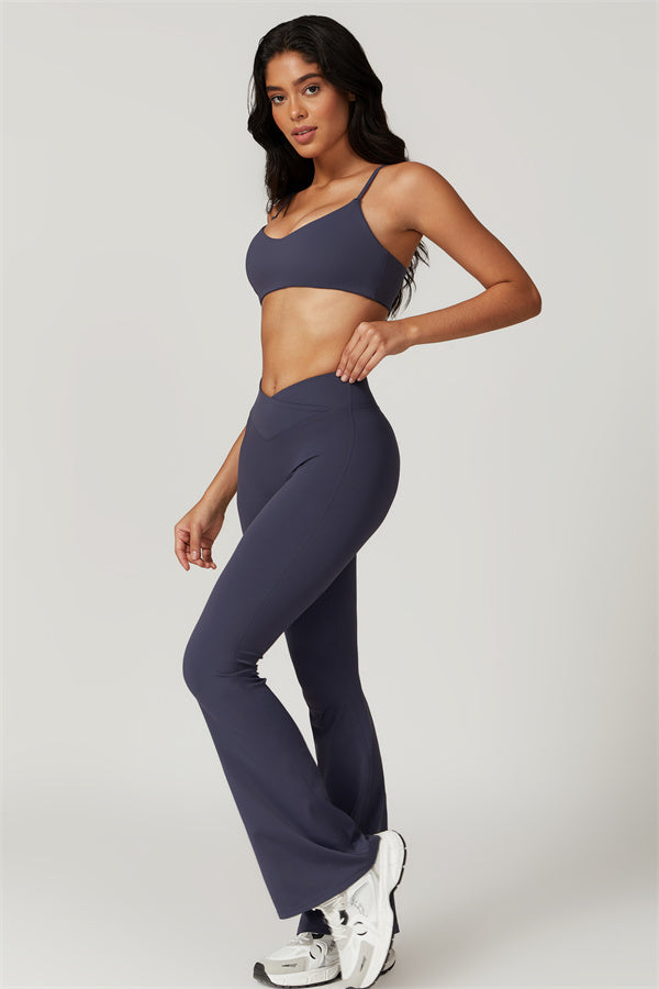 Flared High-Waist Sculpting Leggings