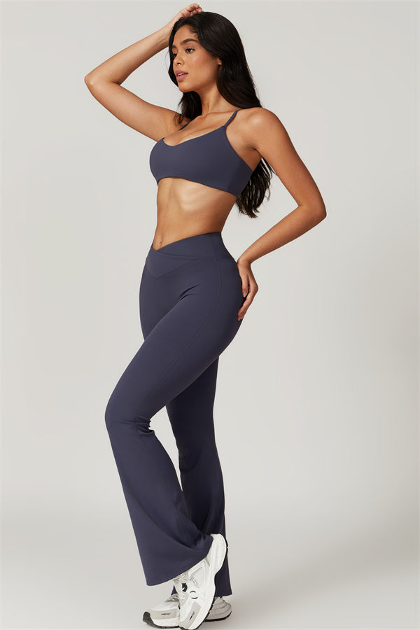 Flared High-Waist Sculpting Leggings