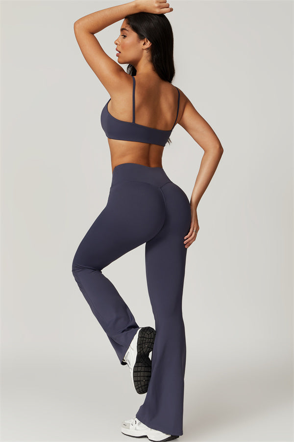 Flared High-Waist Sculpting Leggings