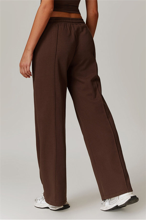 Straight-Leg & Wide-Leg Sweatpants with Drawstring