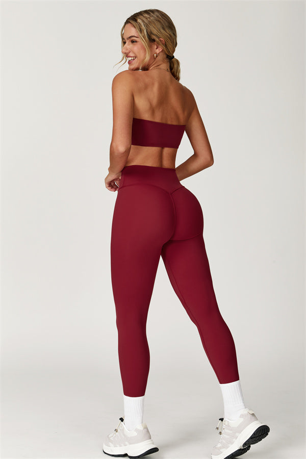 Strapless Anti-Slip Bandeau Sports Bra