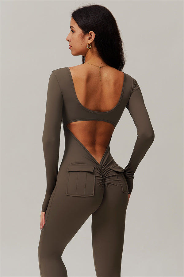 Curve-Enhancing Utility Jumpsuit