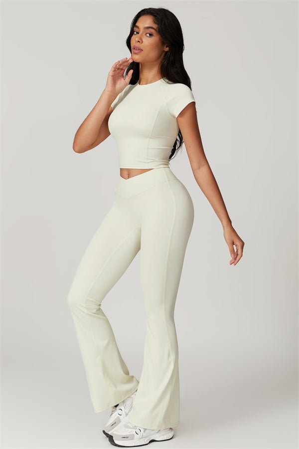 Flared High-Waist Sculpting Leggings