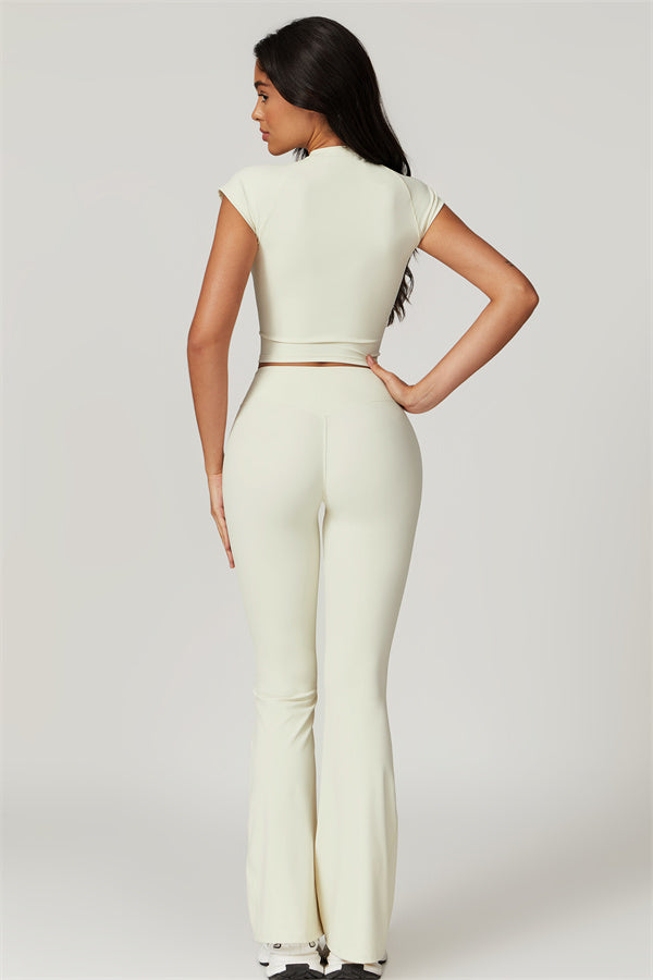 Flared High-Waist Sculpting Leggings
