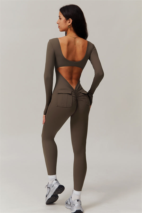 Curve-Enhancing Utility Jumpsuit