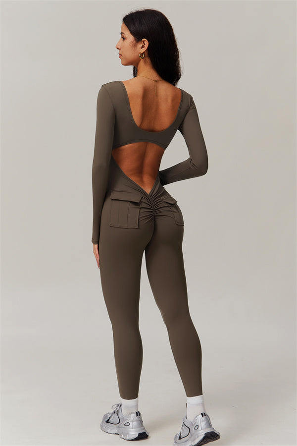 Curve-Enhancing Utility Jumpsuit