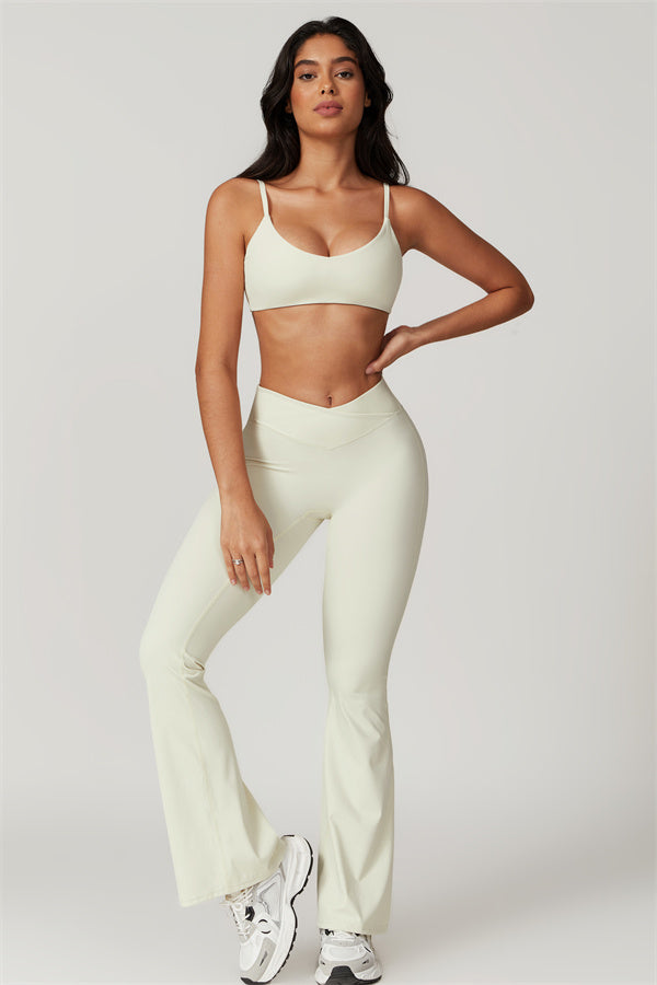 Flared High-Waist Sculpting Leggings