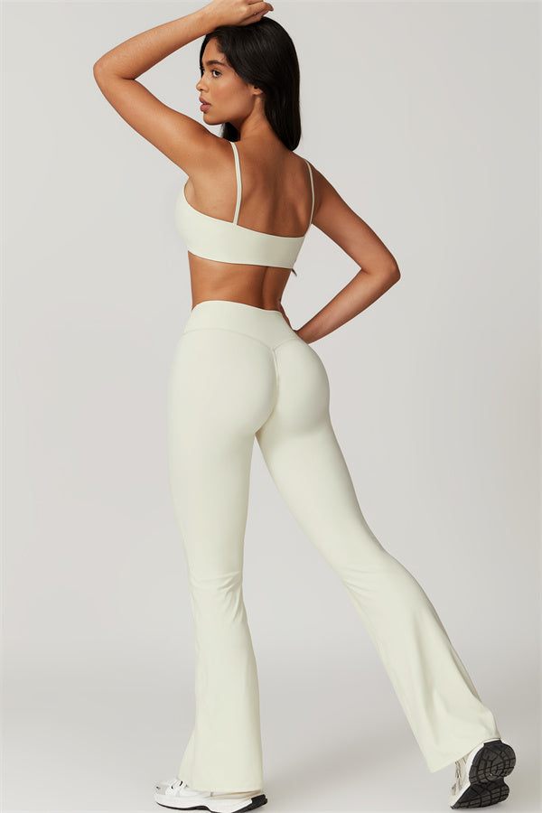 Flared High-Waist Sculpting Leggings