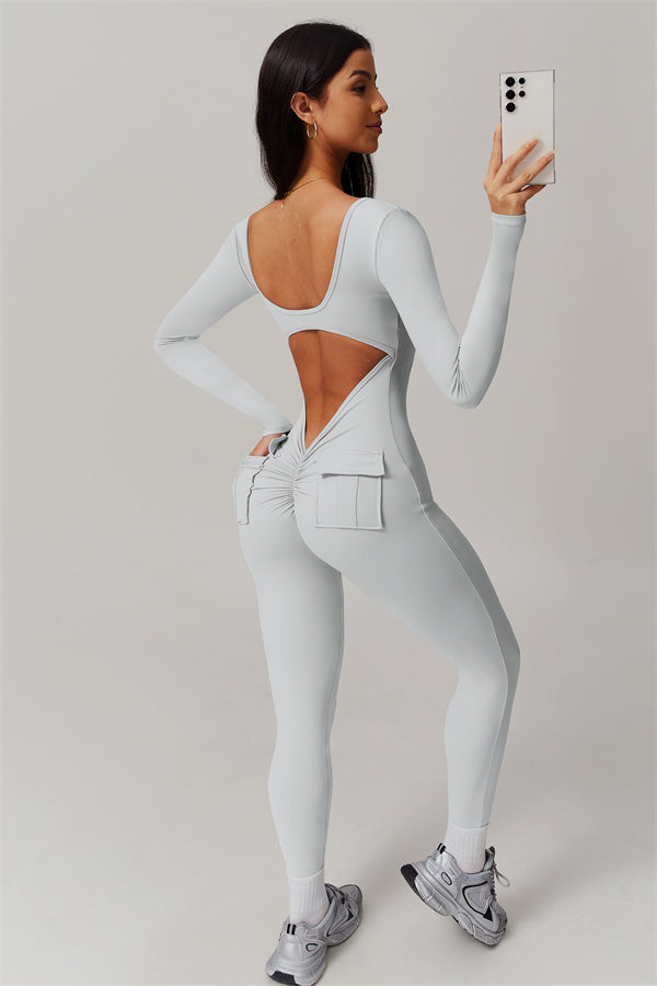 Curve-Enhancing Utility Jumpsuit