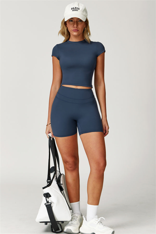 High-Waisted Contour Performance Shorts