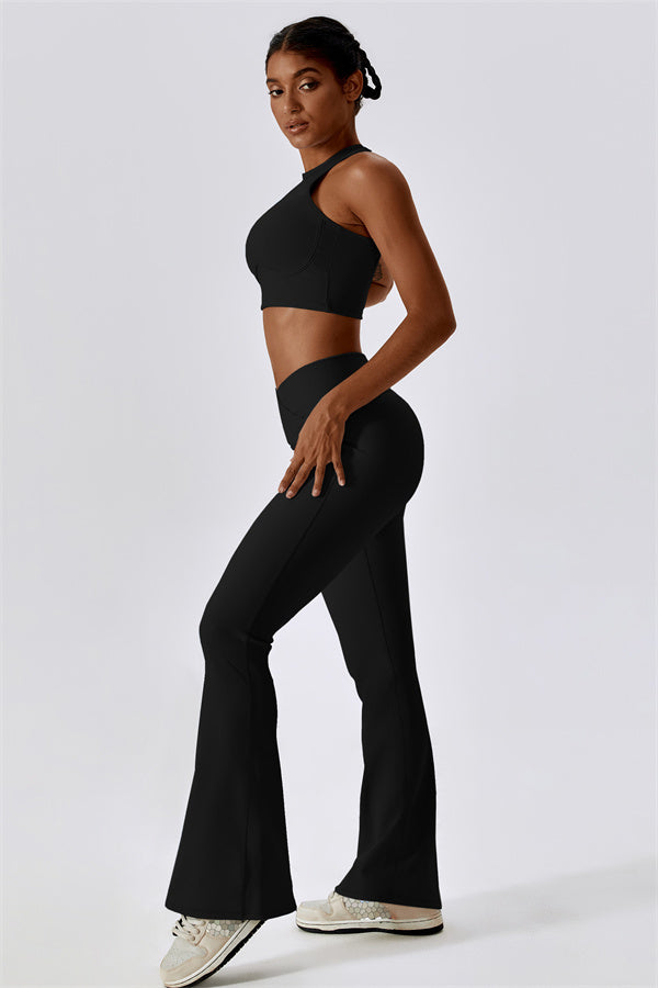 Flared High-Waist Sculpt Leggings