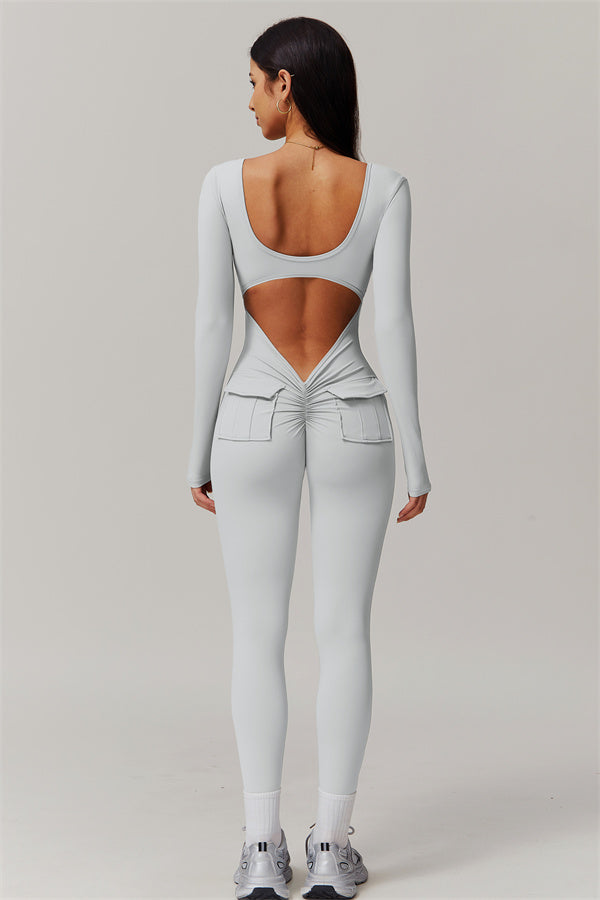 Curve-Enhancing Utility Jumpsuit