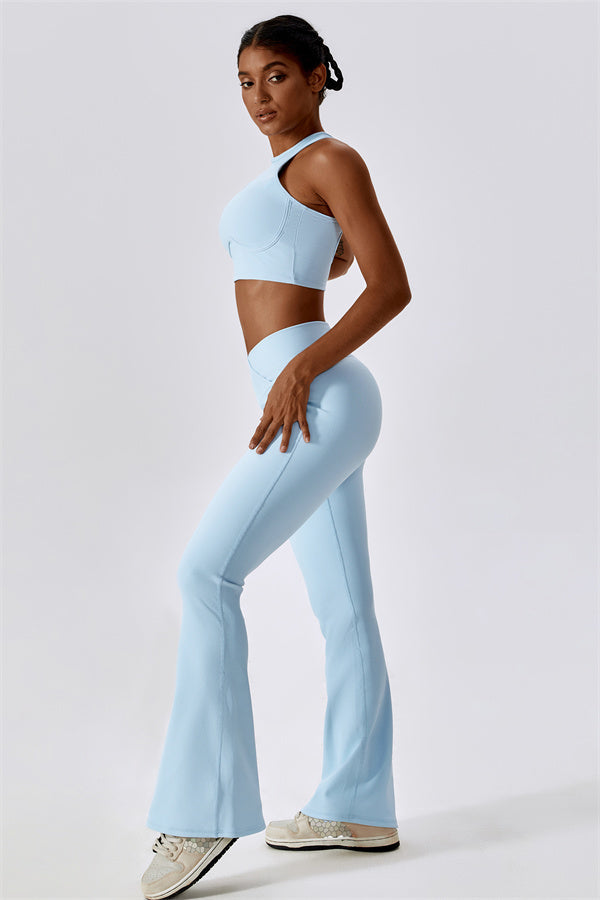 Flared High-Waist Sculpt Leggings