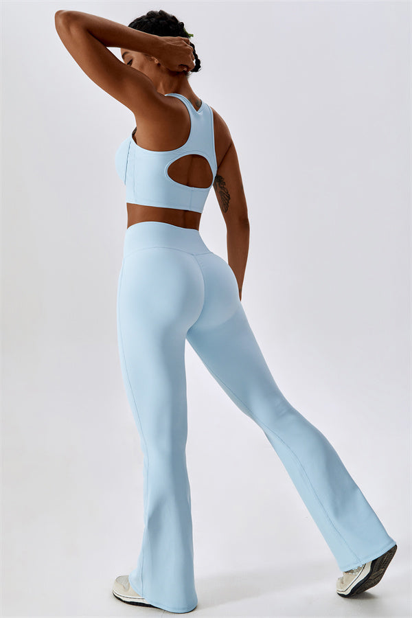 Flared High-Waist Sculpt Leggings