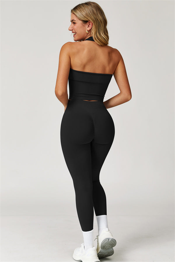 Halter Neck Sculpt Set – Seamless 2-Piece