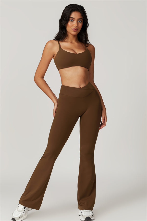 Flared High-Waist Sculpting Leggings