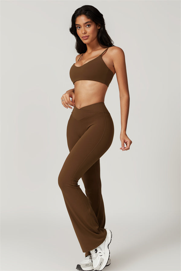 Flared High-Waist Sculpting Leggings