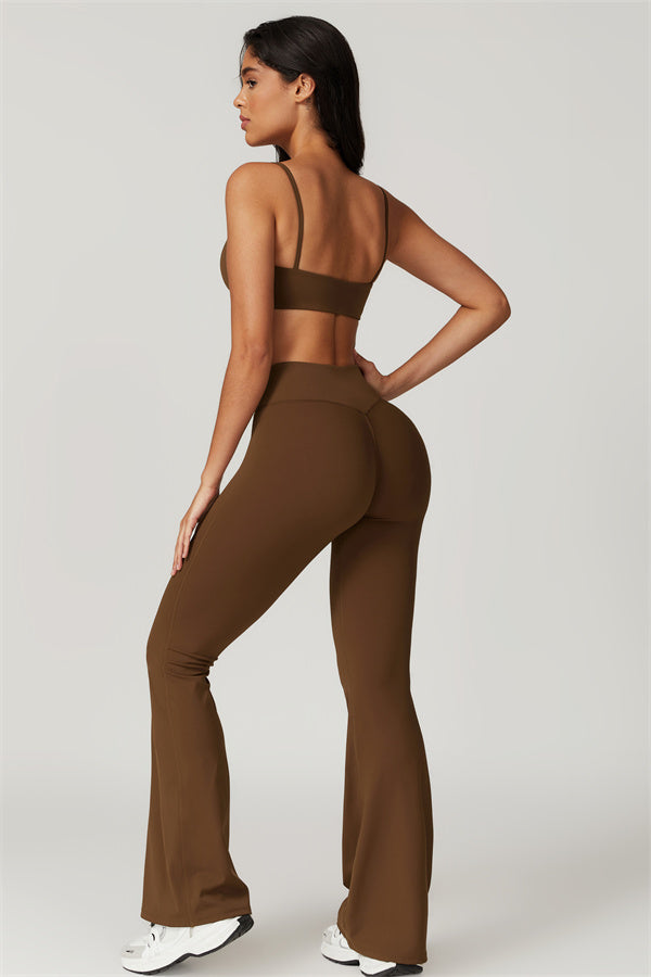 Flared High-Waist Sculpting Leggings